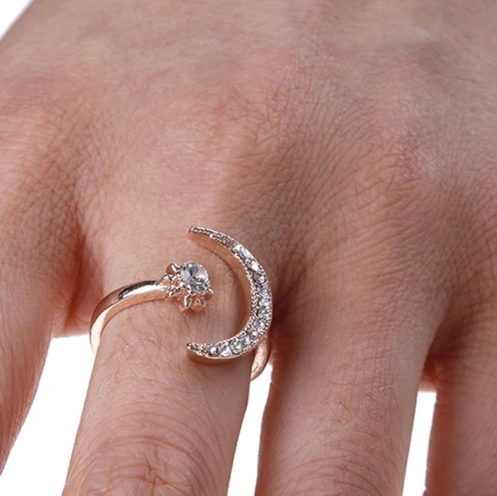 half moon ring
